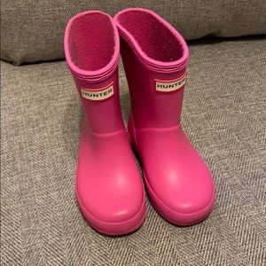 Hunter rain boots